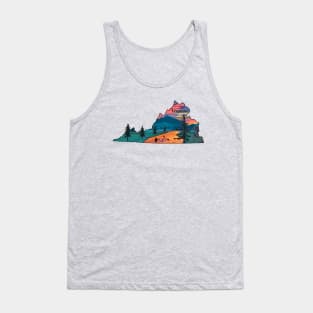 Virginia Fly Fishing State River Sunset by TeeCreations Tank Top